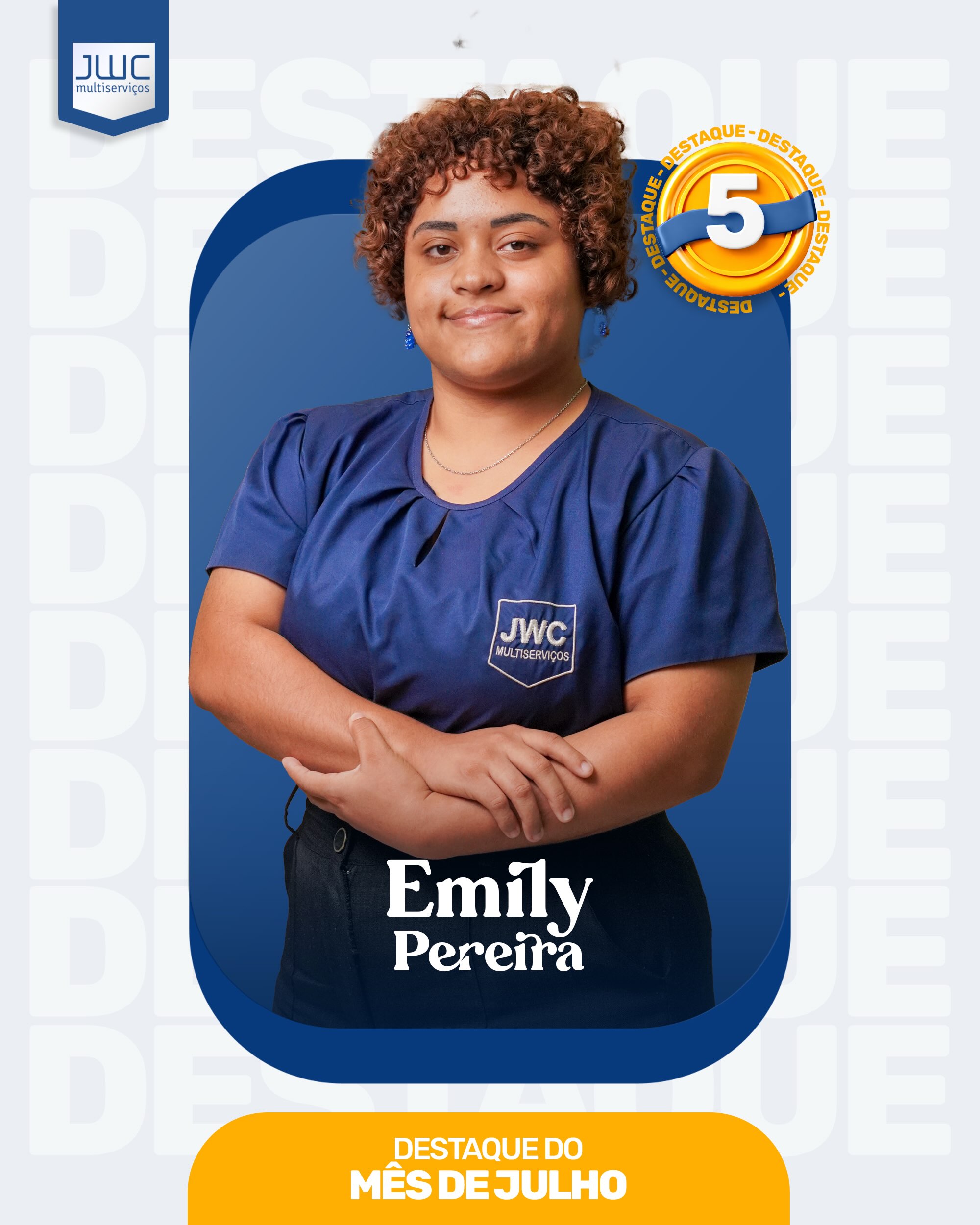 Emily Pereira, 5º destaque de julho